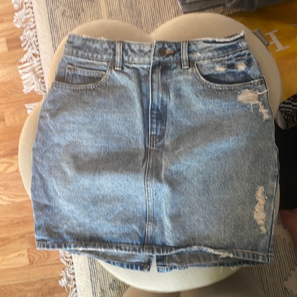 Rvca denim skirt